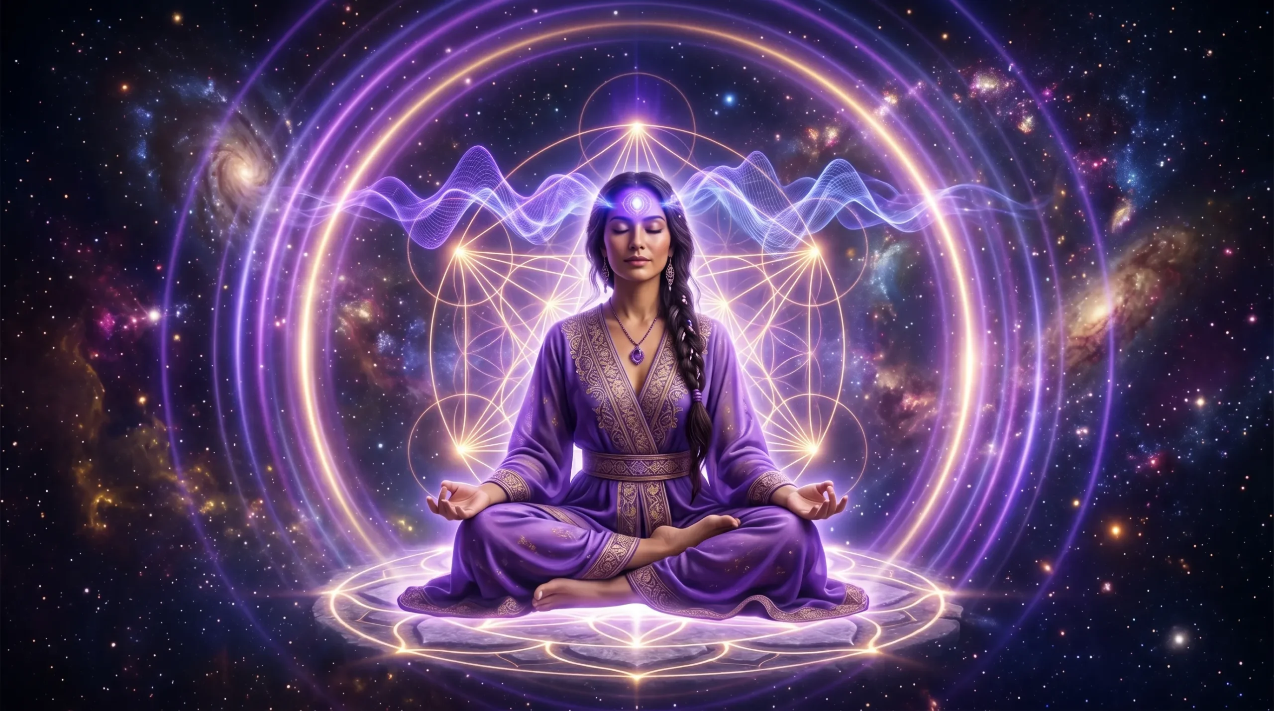 Theta waves and spiritual experience — intuition, third eye activation and heightened awareness