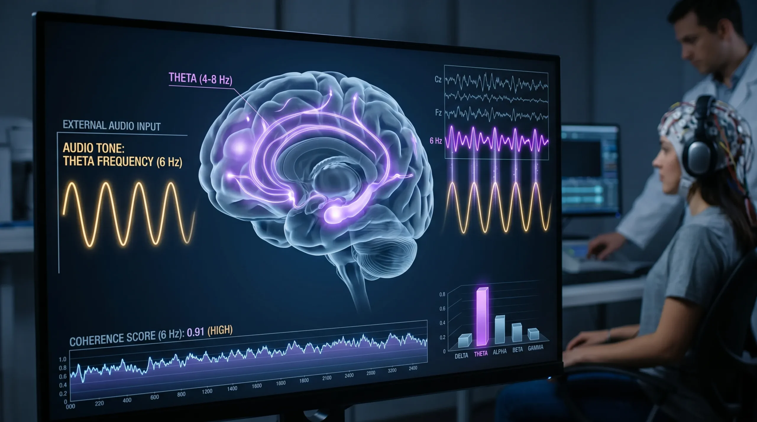 Frequency following response and brainwave entrainment — how the brain synchronizes to binaural beat audio